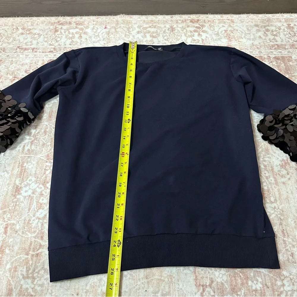 Nasty Gal Sequins Sleeve Sweatshirt - Picture 6 of 9